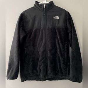 Black The North Face zip up, XL